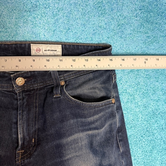 AG Adriano Goldschmied Men's Jeans Size 38 Blue Straight Fit Casual Fits 36x24 - Picture 4 of 14